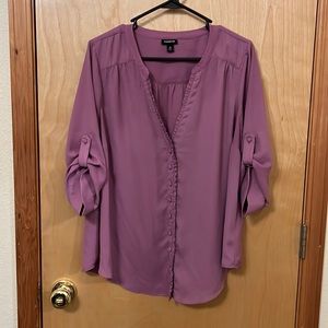 Torrid button up blouse
